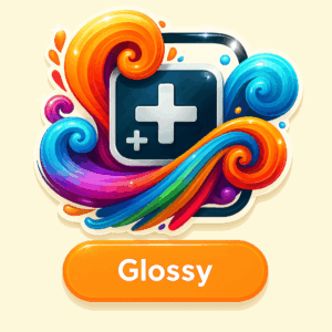 🌟💧 Glossy Shine Stickers! ✨📎🕶️