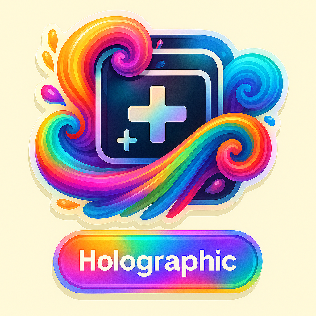 ✨🌈 Holographic Stickers! 💫🪩🦄
