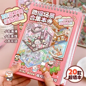 🌄 Miniature Scene 3D Sticker Book 🌄